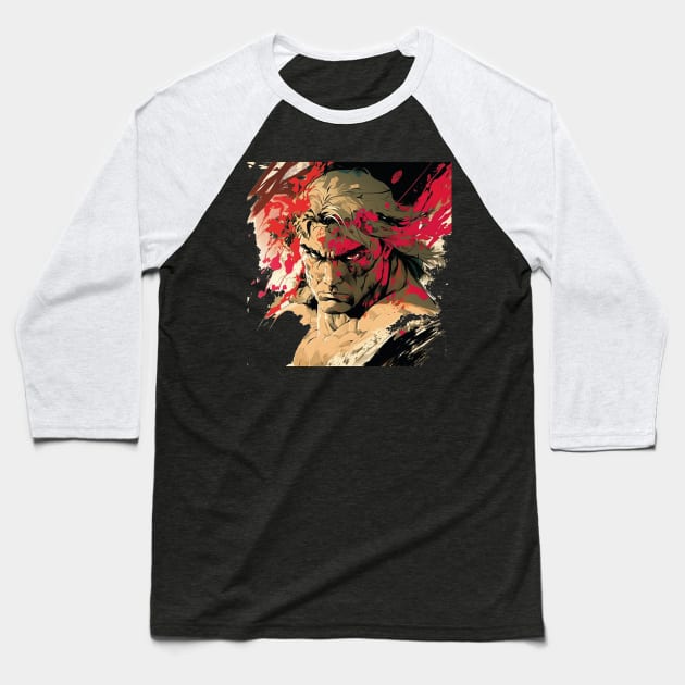 shoryuken Baseball T-Shirt by rocknerd